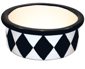 Melia Harlequin Dog Bowl