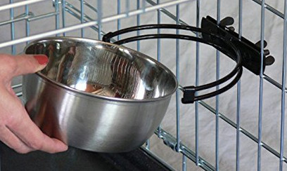 MidWest Stainless Steel Snap'y Fit Water and Feed Bowl