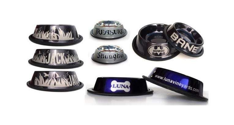 engraved dog bowls