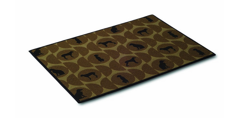 Crypton Super Fabrics Mess Mat, Polka Dog Cork