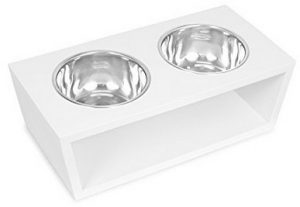 Internet's Best Modern Pet Feeder White