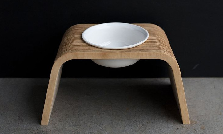 modern elevated dog bowls