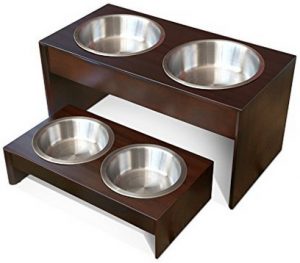 PetFusion Elevated Pet Feeder in Premium Solid Wood